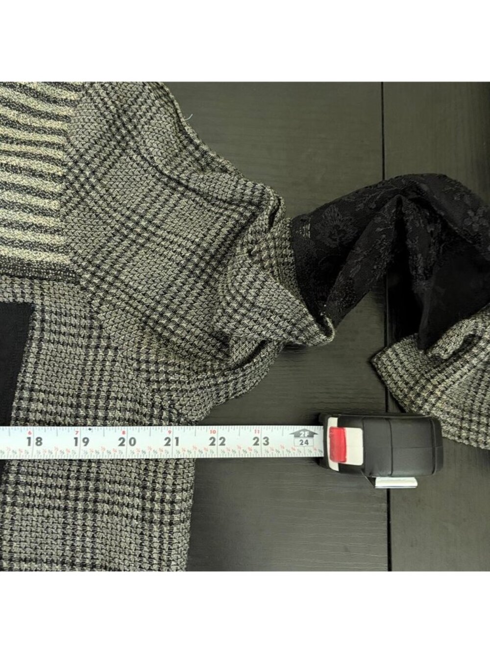 90s patchwork boho light weight jacket - Picture 6 of 8